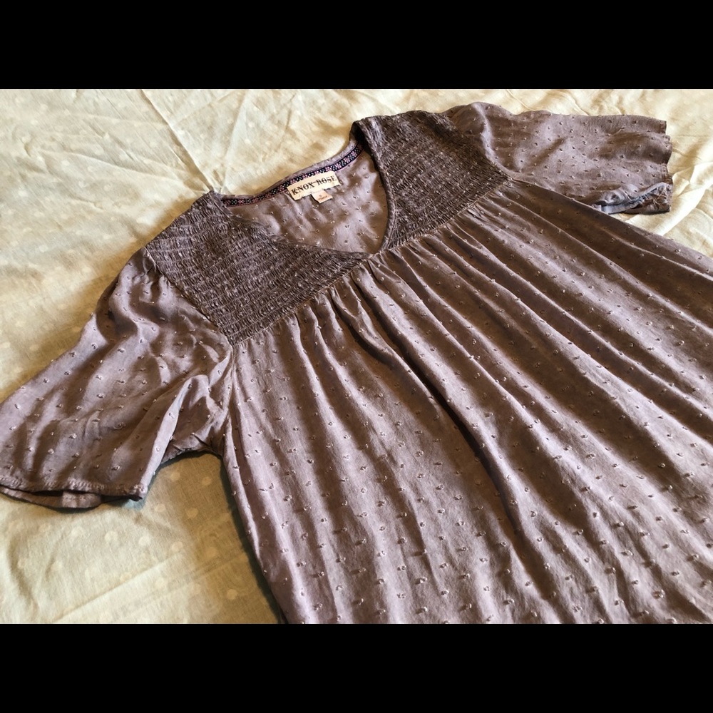 NWOT Knox Rose Mauve/Purple Tunic (Size S)